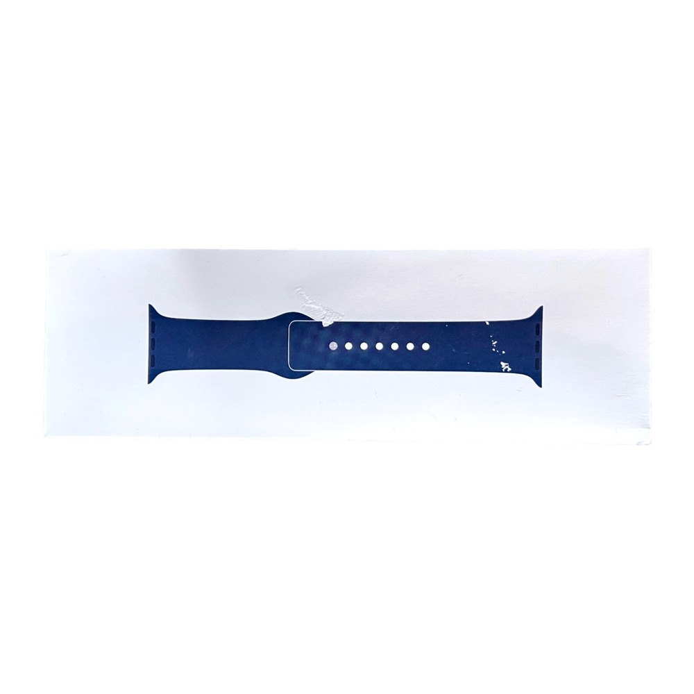 Apple Watch Sport Band 42mm Denim Blue S M New Sealed OEM Genuine Apple